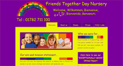 Desktop Screenshot of friendstogetherdaynursery.co.uk