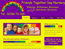 Tablet Screenshot of friendstogetherdaynursery.co.uk